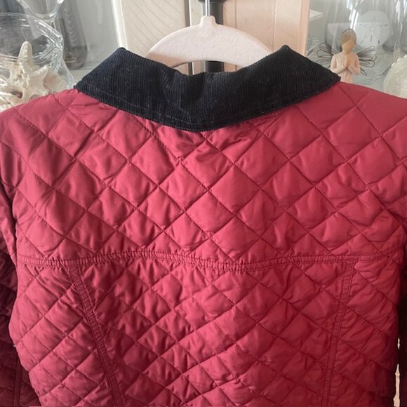 JCREW QUILTED TACK JACKET COAT DOWN #02722 CRIMSON MAPLE MEDIUM NWT - Picture 4 of 14